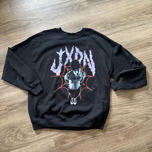 Mens JXDN Black Crew Sweatshirt Size XL